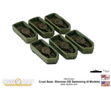 Cruel Seas: Sherman DD Swimming (6 Models)