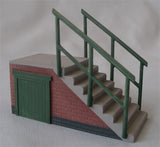 Step Unit with Landing & Handrails