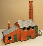 Small boiler/engine house and lean-to office set