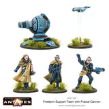 Freeborn Support Team with Fractal Cannon