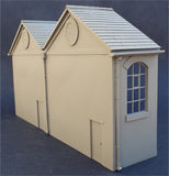 Brick Single Storey Gable End Panel with Pedestrian Door