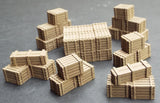 Stacks of small Wooden Crates