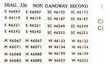Diag. 326 Non Gangway Brake Second S (2 Pack)